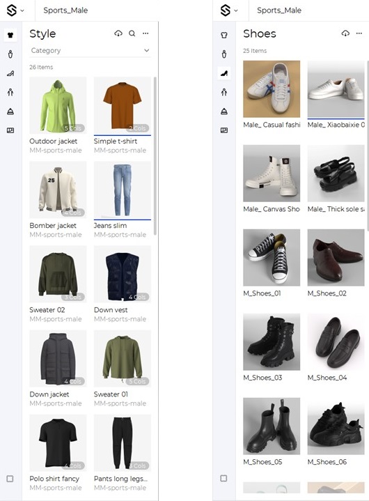 Style3D MixMatch - Massive resources, display as you wish
