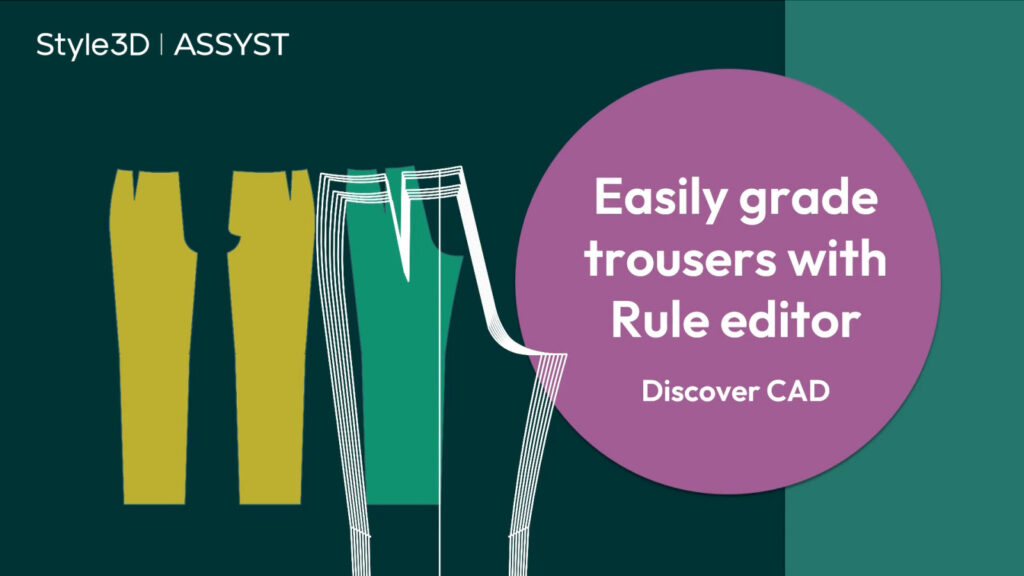 Grading for trouser patterns