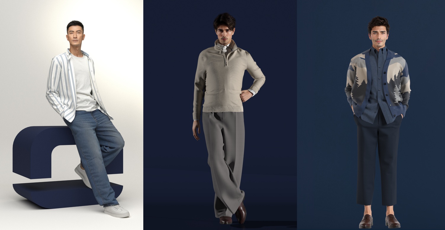 Olymp Outfits in 3D + AI photoshoot