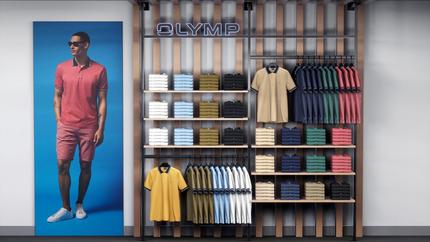 Olymp Store concepts with 3D + AI by Style3D