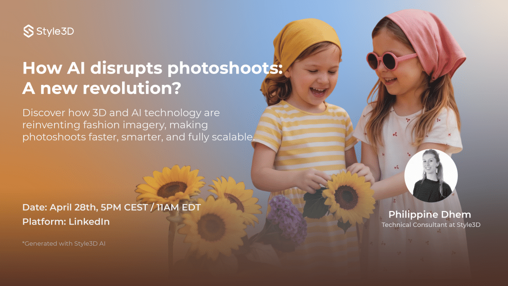 AI Photoshoots with Style3D Moda Webinar