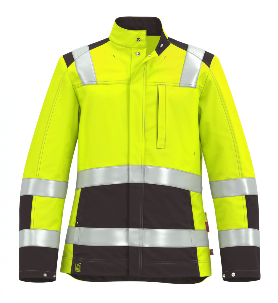 Workwear top created with Style3D